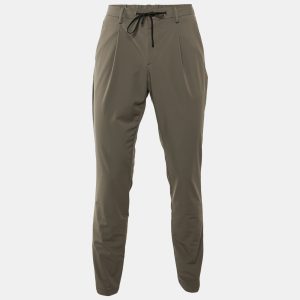 Boggi Milano Brown Technical BTech Trousers M, Pants - Luxury Closet