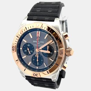 Breitling Chronomat UB0134101B1S1 Automatic Grey Stainless Steel Men&rsquo;s Wristwatch 42 mm, Watches - Luxury Closet
