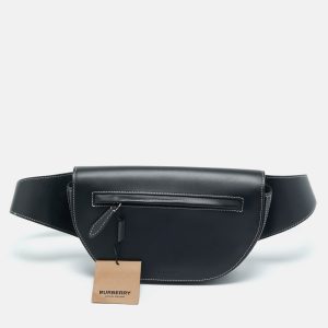 Burberry Black Leather Small Olympia Belt Bag, Messenger Bags - Luxury Closet