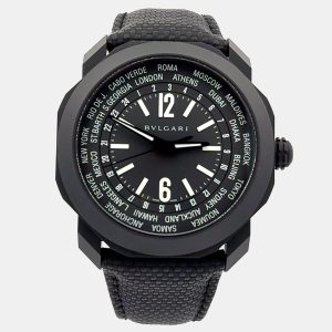 Bvlgari Octo Roma 103486 Automatic Black Stainless Steel Men&rsquo;s Wristwatch 41 mm, Watches - Luxury Closet