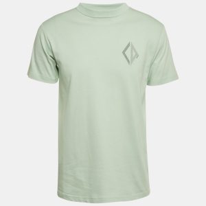 Dior Homme Mint Green CD Diamond Embroidered Cotton T-Shirt XXS, Shirts & Tops - Luxury Closet