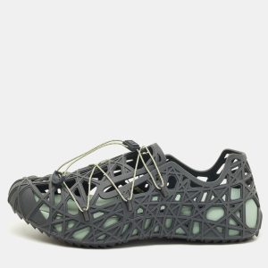 Dior Wrap Size 44 Grey Rubber Lace Up Sneakers, Shoes - Luxury Closet