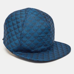 Emporio Armani Blue Jacquard Aquila Baseball Hat S, Luggage Accessories - Luxury Closet