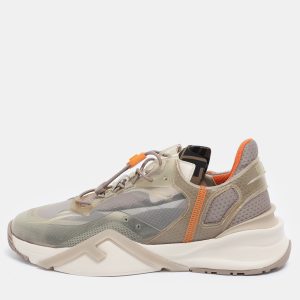 Fendi Multicolor Mesh and Rubber Flow Sneakers Size 41, Shoes - Luxury Closet