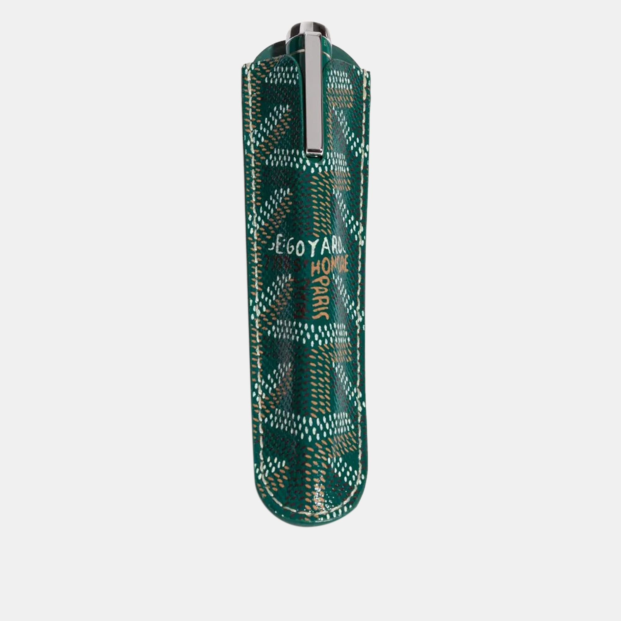 Goyard Green Goyardine Canvas Clamecy Rollerball Travel Pen, Apparel & Accessories - Luxury Closet