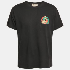 Gucci x Palace Black Logo Print Cotton Crew Neck T-Shirt S, Shirts & Tops - Luxury Closet