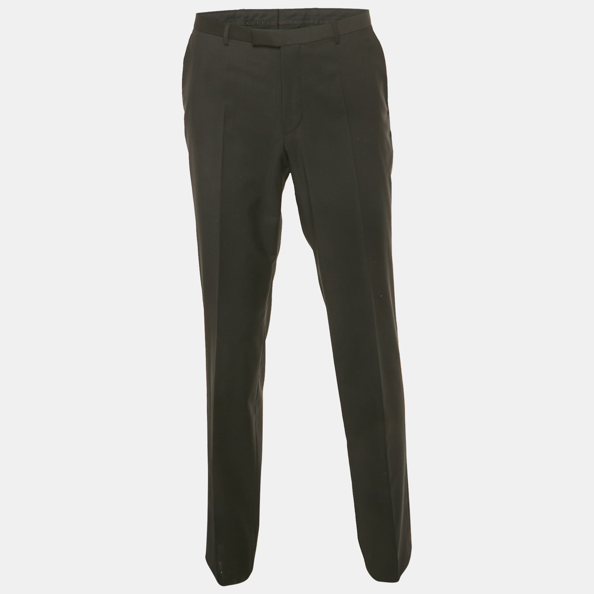 Hugo Hugo Boss Black Wool Trousers XL, Pants - Luxury Closet