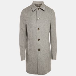Loro Piana Grey Cashmere Sidney Strom System Coat S, Coats & Jackets - Luxury Closet
