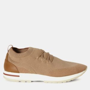 Loro Piana 360 LP Flexy Walk 42 Sand Grain Wool Sneakers, Shoes - Luxury Closet