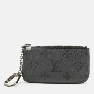 Louis Vuitton Monogram Eclipse Reverse Canvas Key Pouch, Luggage Accessories - Luxury Closet