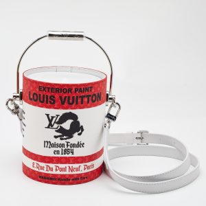 Louis Vuitton Paint can Red Coated Canvas and Leather Messengers, Messenger Bags - Luxury Closet