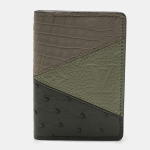 Louis Vuitton Multicolor Crocodile and Ostrich Pocket Organizer, Wallets & Money Clips - Luxury Closet