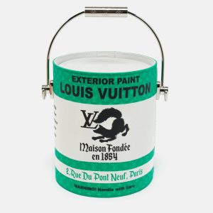 Louis Vuitton Paint can Green Coated Canvas and Leather Messengers, Messenger Bags - Luxury Closet