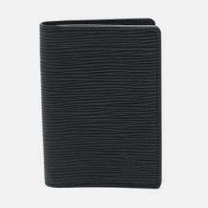 Louis Vuitton Black Epi Leather Pocket Organizer, Wallets & Money Clips - Luxury Closet