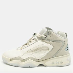 Louis Vuitton Trainer 2 Size 43 Tricolor Leather and Nubuck Leather High Top Sneakers, Shoes - Luxury Closet