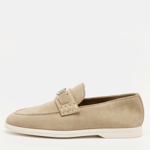 Louis Vuitton Estate Size 41.5 Beige Suede Slip On Loafers, Loafers & Slip-Ons - Luxury Closet