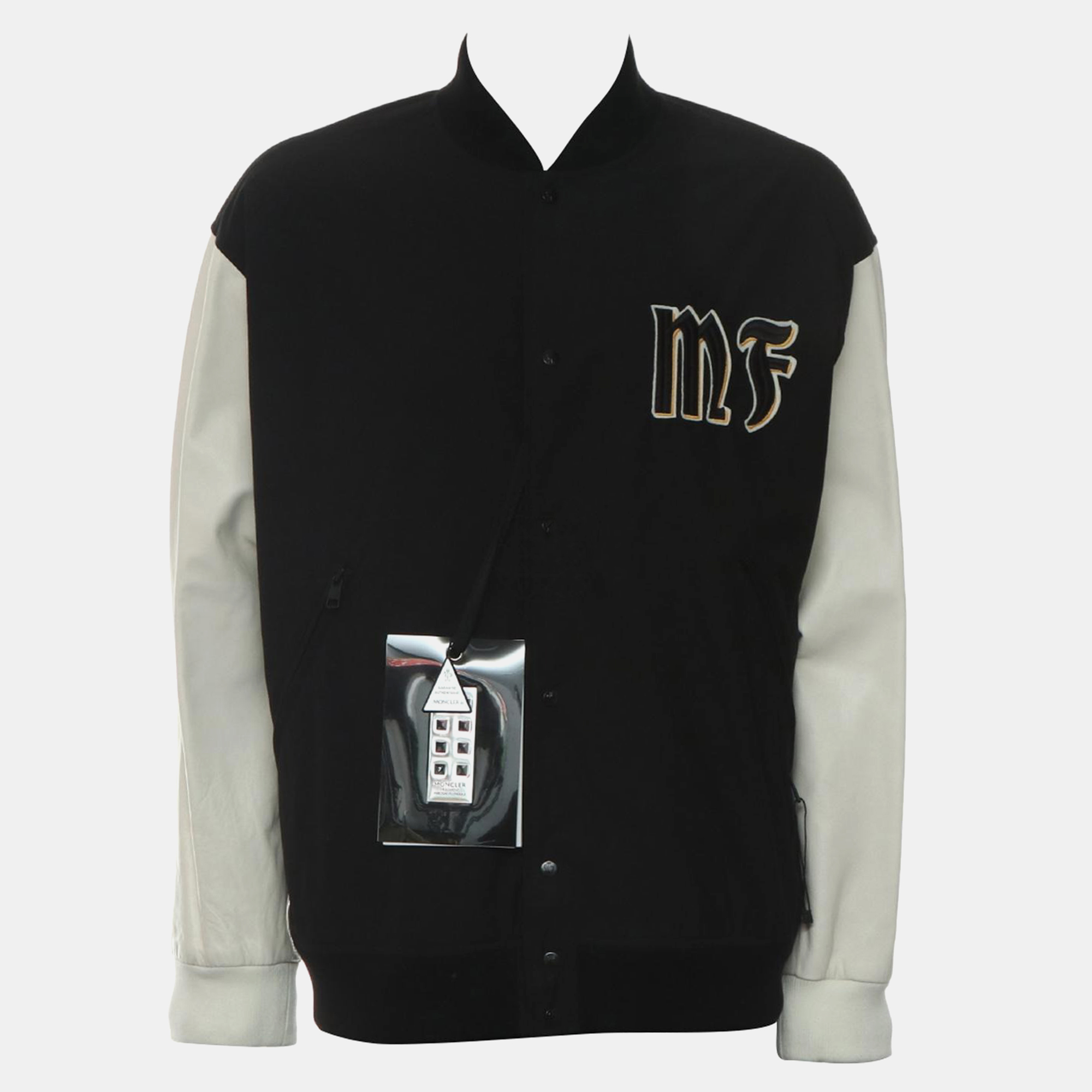 Moncler X Frgmt Black Cotton Emboidered Button-Up Jacket XL, Coats & Jackets - Luxury Closet