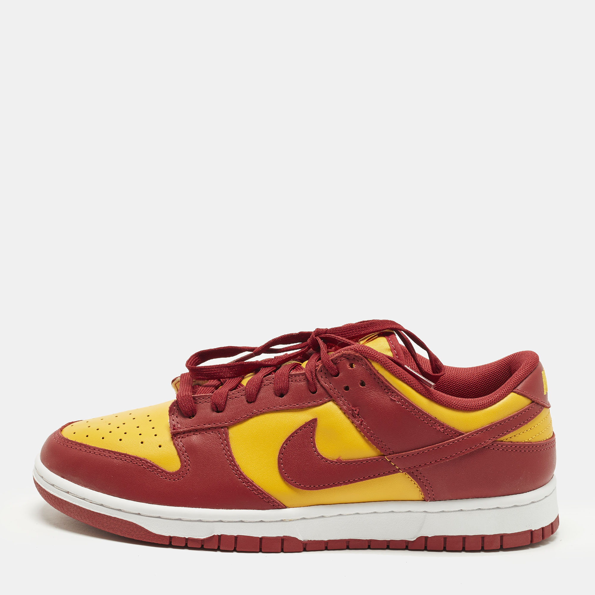 Nike Dunk Midas Gold Size 45 Red/Yellow Leather Low Top Sneakers, Shoes - Luxury Closet