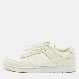 Nike Dunk Low Retro Coconut Milk Size 47.5 Cream/Off White Leather Low Top Sneakers, Shoes - Luxury Closet