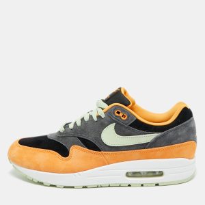 Nike Air Max 1 PRM Duck Honey Dew Size 45.5 Multicolor Suede Low Top Sneakers, Shoes - Luxury Closet