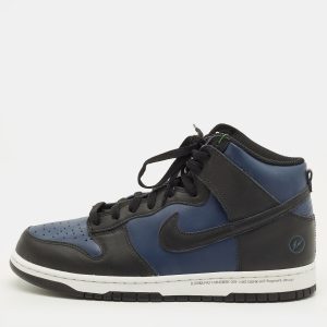 Nike Dunk Fragment Tokyo Size 45 Black/Blue Leather High Top Sneakers, Shoes - Luxury Closet