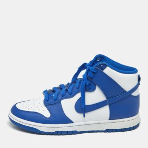 Nike Dunk Game Royal Size 43 Blue/White Leather High Top Sneakers, Shoes - Luxury Closet