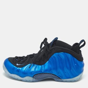 Nike Air Foamposite One International Blue Size 40.5 Blue Rubber Mid Top Sneakers, Shoes - Luxury Closet