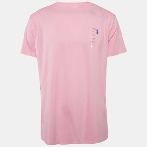 Polo Ralph Lauren Pink Jersey Crewneck T-Shirt L, Shirts & Tops - Luxury Closet