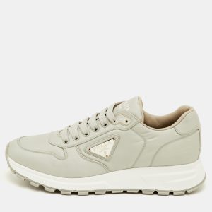 Prada Prax 01 Size 41.5 Grey Nylon Low Top Sneakers, Shoes - Luxury Closet