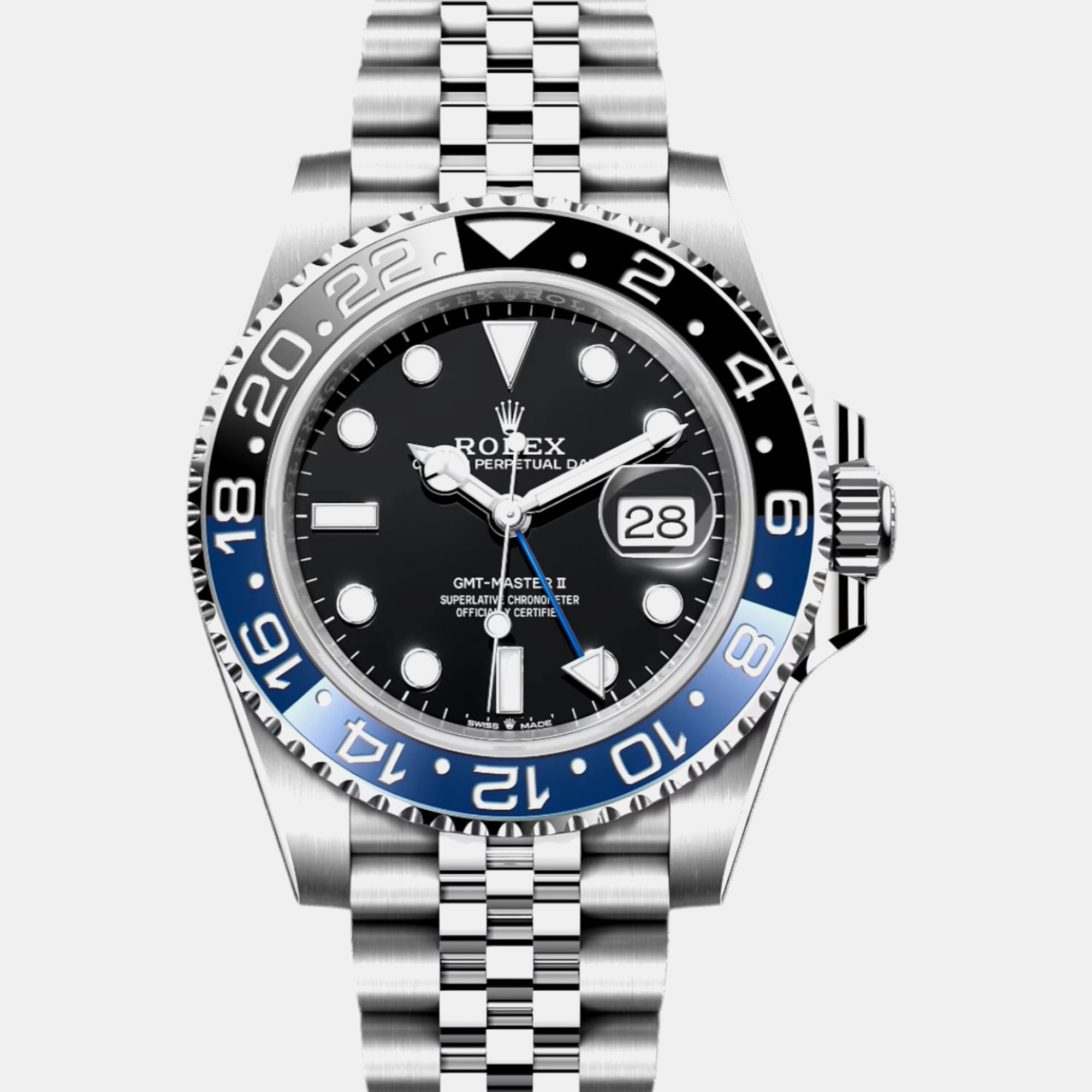 Rolex GMT Master II 126710 BLNR Black Stainless Steel Automatic Men's Wristwatch 40 mm, Watches - Luxury Closet