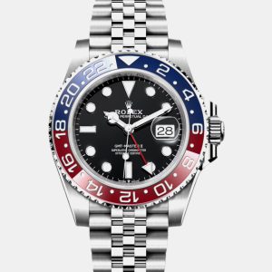 Rolex GMT Master II 126710 BLRO Pepsi Black Stainless Steel Automatic Men's Wristwatch 40 mm, Watches - Luxury Closet
