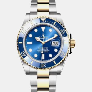 Rolex Submariner 126613 LB Blue 18K Yellow Gold & Stainless Steel Automatic Men's Wristwatch 41 mm, Watches - Luxury Closet