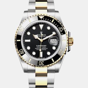 Rolex Submariner 126613 LN Automatic Black 18K Yellow Gold & Stainless Steel Men's Wristwatch 41 mm, Watches - Luxury Closet