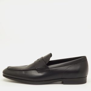 Tod's Mocassino Size 41 Black Leather Slip On Loafers, Loafers & Slip-Ons - Luxury Closet