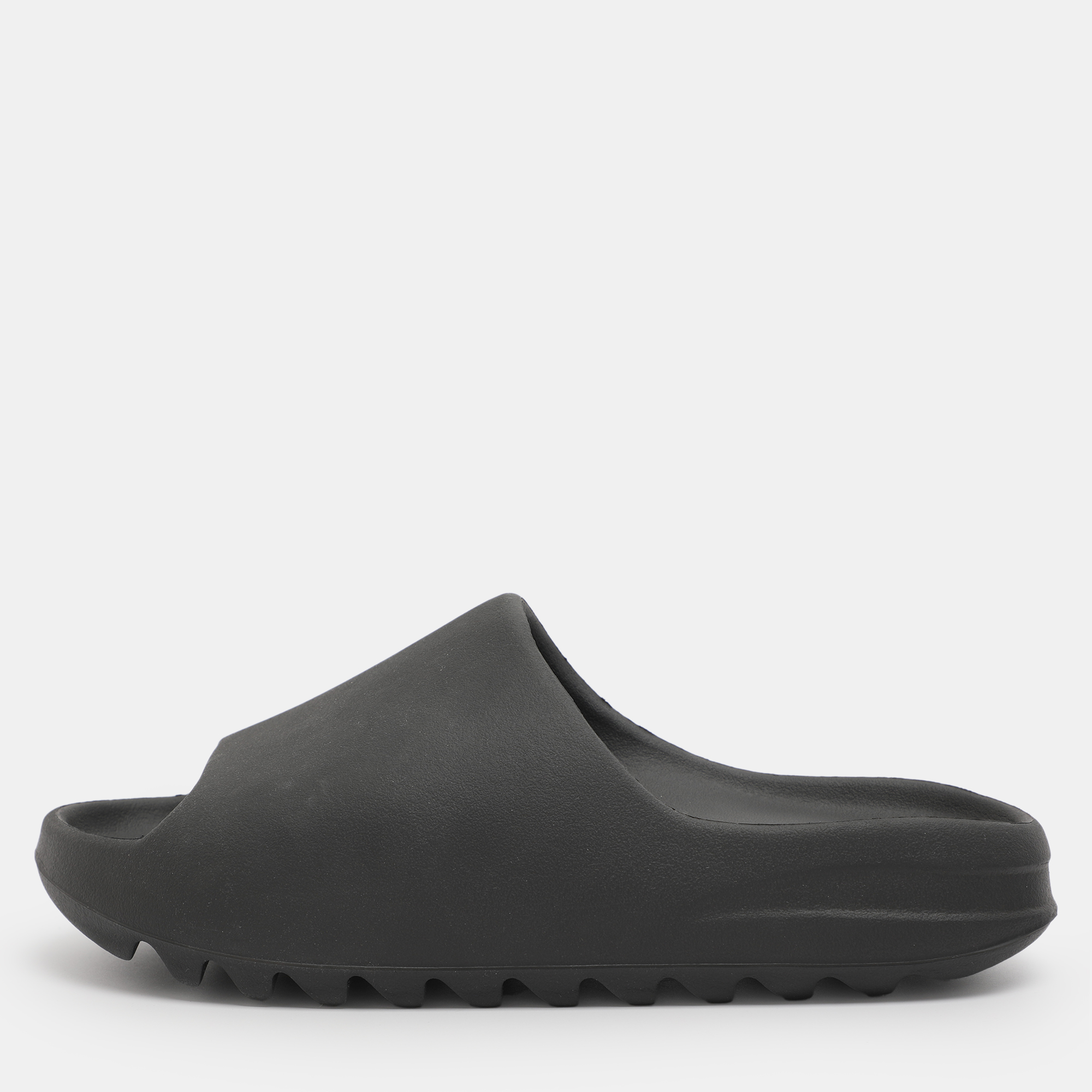 Yeezy x Adidas Slide Size 44.5 Black Rubber Slide Sandals, Sandals - Luxury Closet