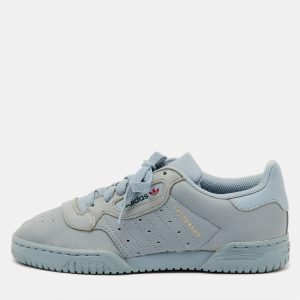 Yeezy x Adidas Grey Leather Adidas Yeezy Powerphase Calabasas Sneakers Size 36 2/3, Shoes - Luxury Closet