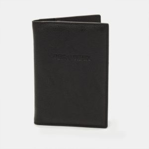 Zadig & Voltaire Passport Holder Black Leather, Luggage Accessories - Luxury Closet