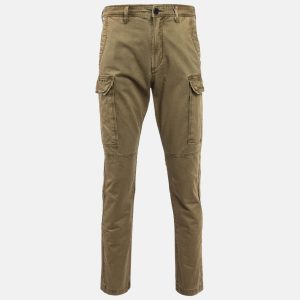 Zadig & Voltaire Green Faded Cotton Pargo Cargo Pants S, Pants - Luxury Closet