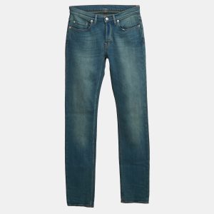 Zadig & Voltaire Blue Brushed Denim David Jeans XS Waist 30", Pants - Luxury Closet