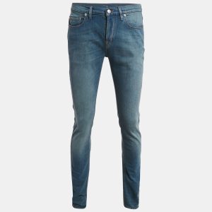 Zadig & Voltaire Blue Brushed Denim David Jeans L Waist 33", Pants - Luxury Closet