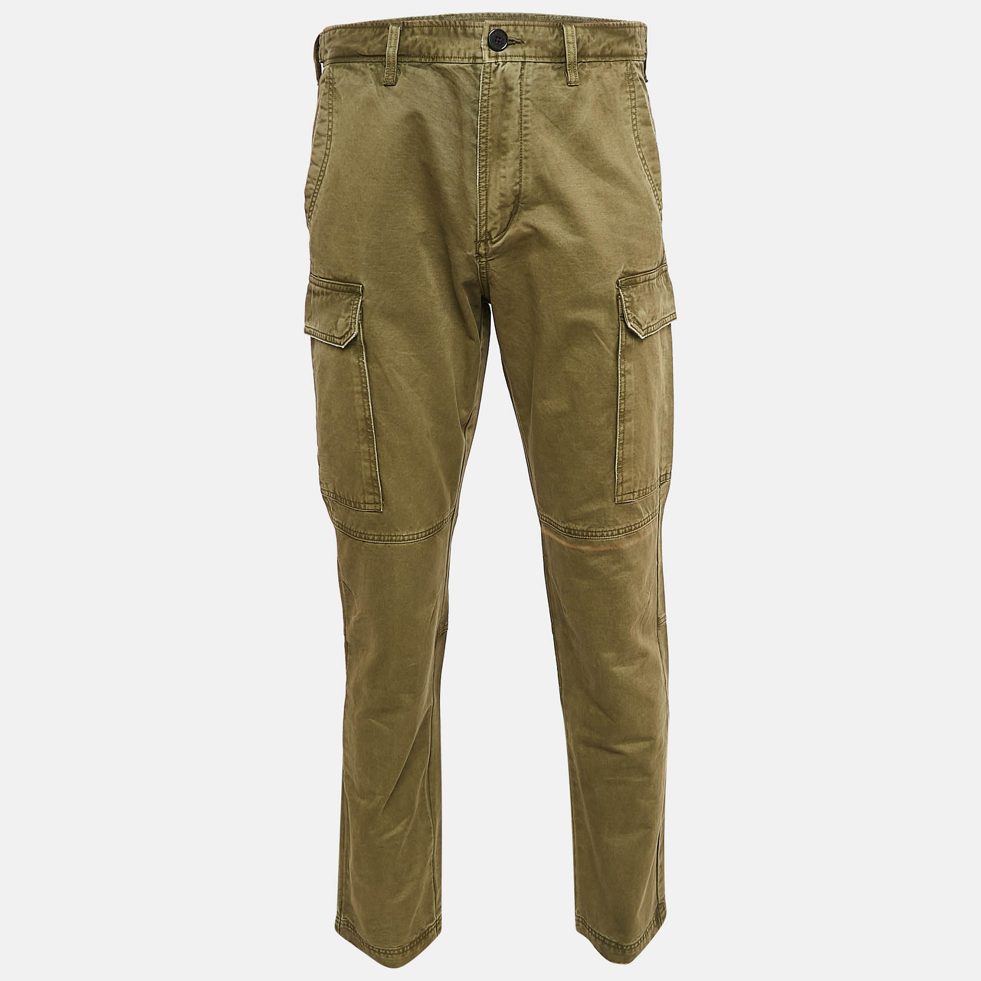 Zadig & Voltaire Green Cotton Pargo Cargo Pants M, Pants - Luxury Closet