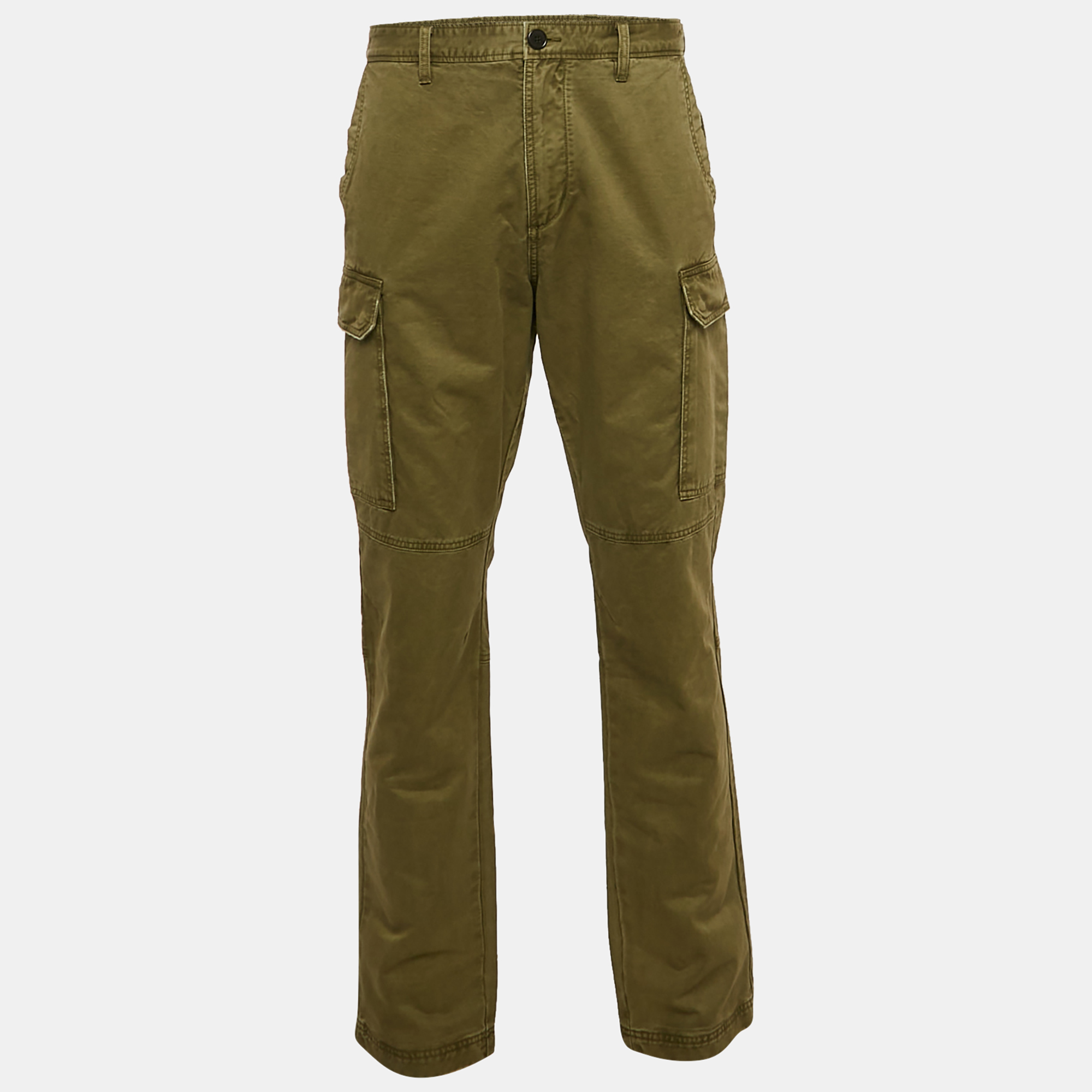 Zadig & Voltaire Green Cotton Pargo Cargo Pants L, Pants - Luxury Closet