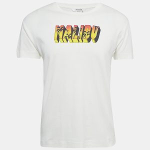 Zadig & Voltaire White Malibu Print Jersey Timor T-Shirt XS, Shirts & Tops - Luxury Closet