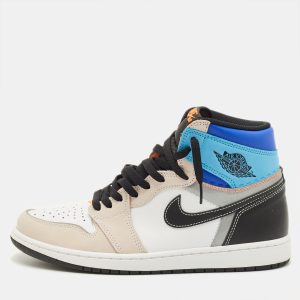 Air Jordans Jordan 1 Size 44.5 Multicolor Leather and Nubuck Leather High Top Sneakers, Athletic Shoes & Sneakers - Luxury Closet