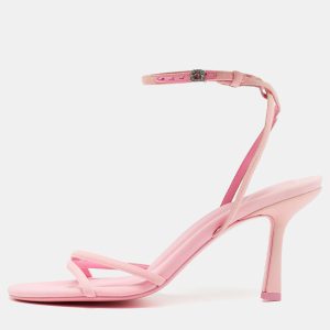 Alexander Wang Dahlia Size 39 Pink Neoprene Ankle Strap Sandals, Sandals - Luxury Closet