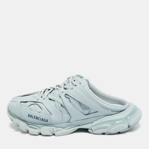 Balenciaga Track Size 42 Blue Faux Leather Sneakers Mules, Athletic Shoes & Sneakers - Luxury Closet
