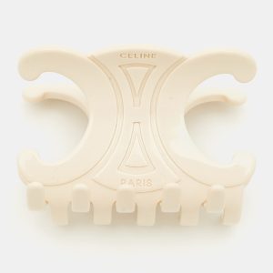 Celine Resin Gold Tone Hair Claw, Apparel & Accessories - Luxury Closet