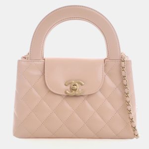 Chanel Nano Crinkled Calfskin Kelly Shopper, Tote Handbags - Luxury Closet