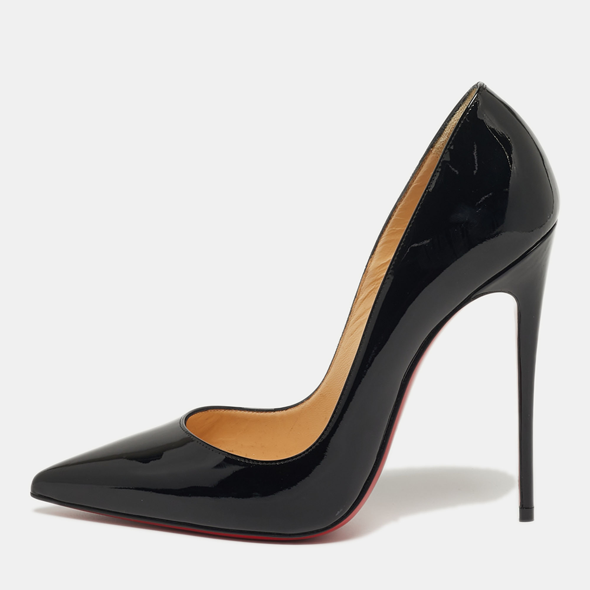Christian Louboutin So Kate Size 39 Black Patent Leather Pumps, Pumps - Luxury Closet