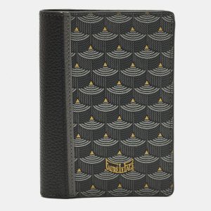 Faure Le Page Grey/Black Scale Coated Canvas and Leather Bifold Wallet, Wallets & Money Clips - Luxury Closet